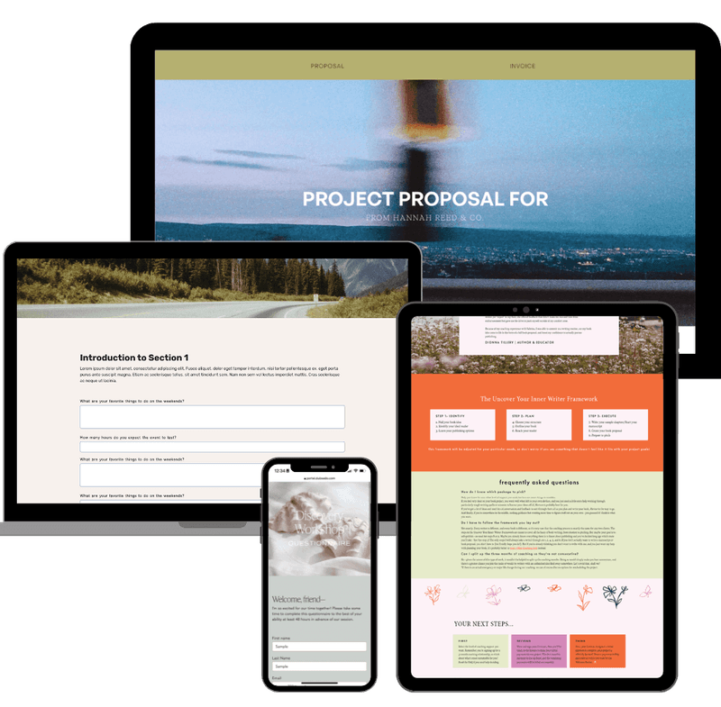 Customizable Dubsado Form Templates